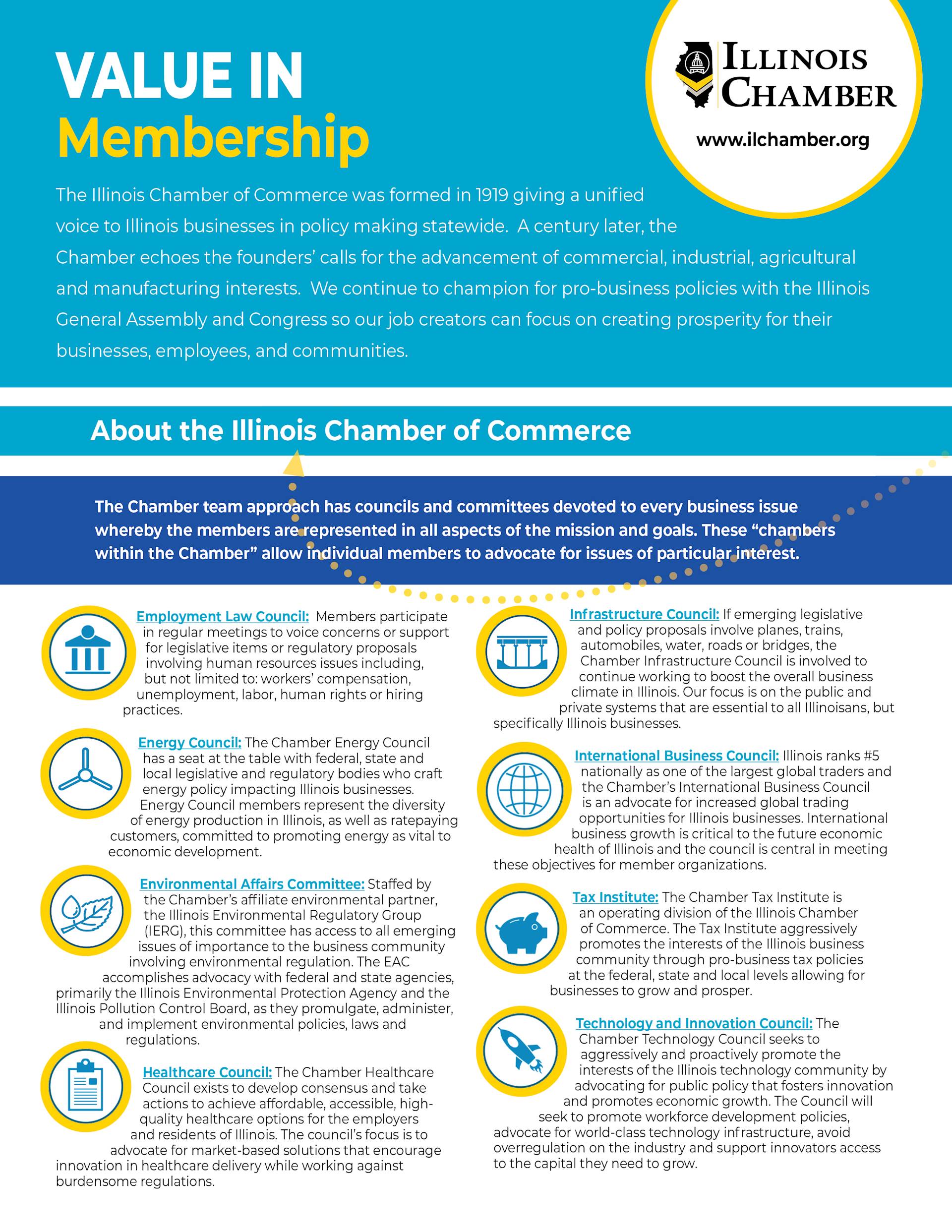 Membership for The Illinois Chamber of Commerce